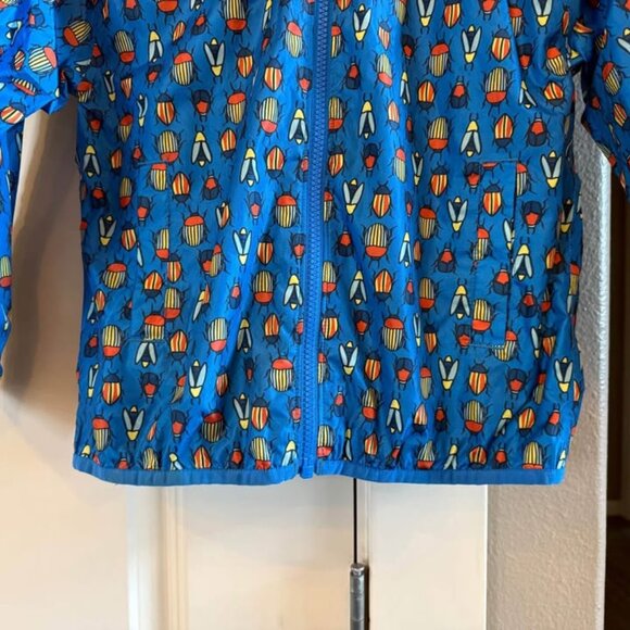 Lands’ End Kids Hooded Waterproof Lightweight Windbreaker/Rain Packable Jacket-S - Picture 7 of 9